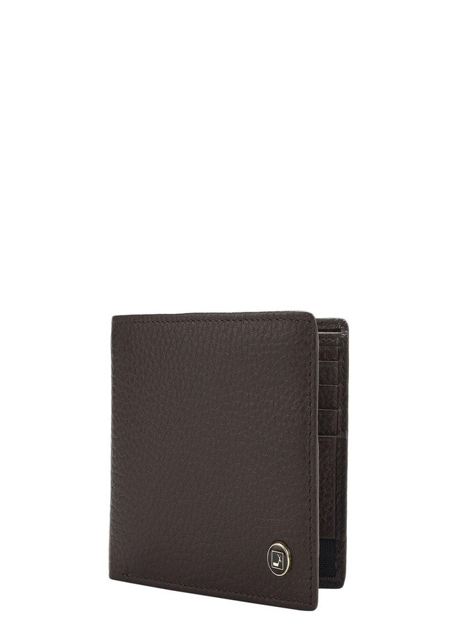 Da Milano RFID Protected Leather Wallet for Men with Card Slot - Brown - Image 2